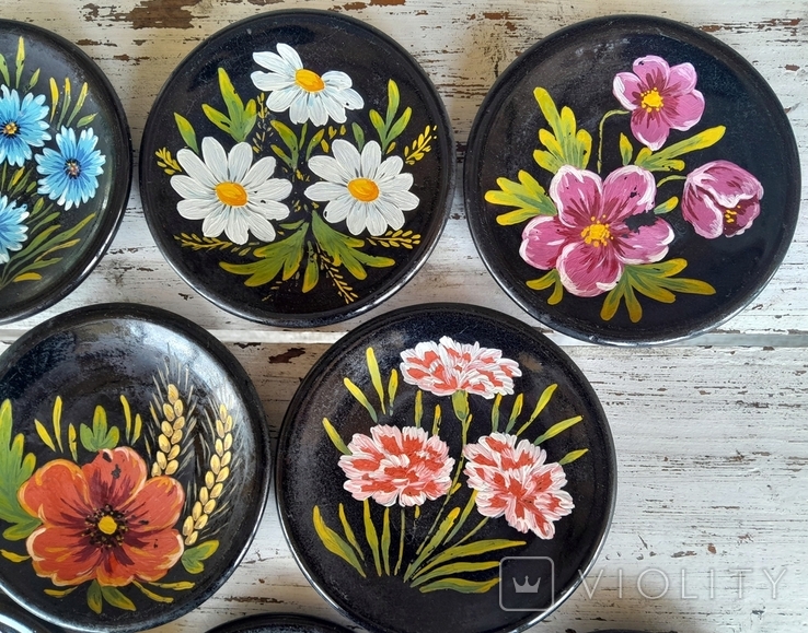 Antique plates Ceramics painting Europe in one lot, photo number 6