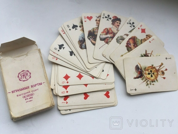 Playing cards KCP "Russian style"