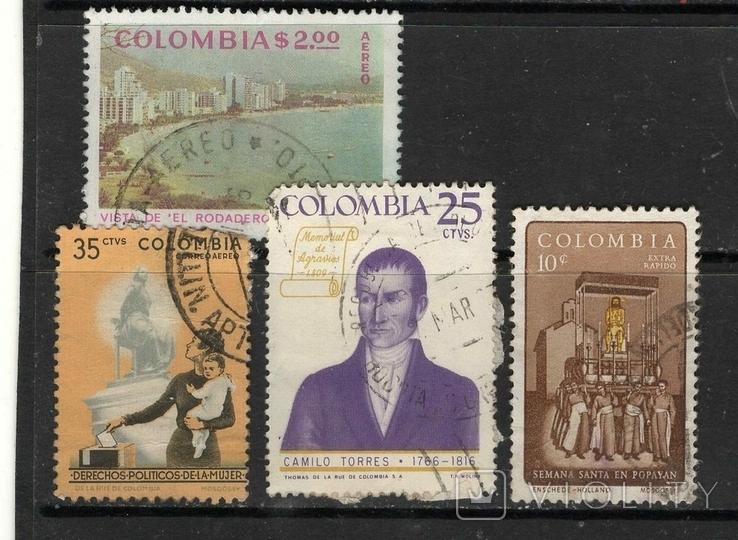 Colombia selection of stamps