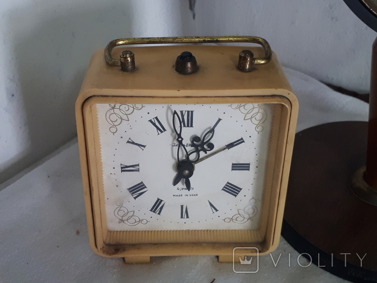 Table clock OZ, Amber. Interior and alarm clock. On the go., photo number 10