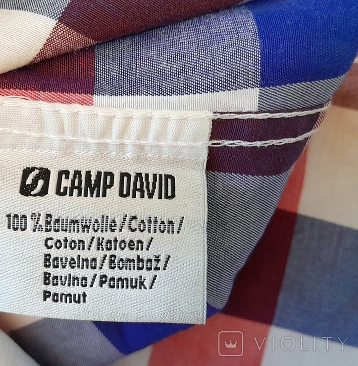 Рубашка Camp David ASPEN MOUNTAIN CLUB Вышивка Оригинал Практически Новая, photo number 11