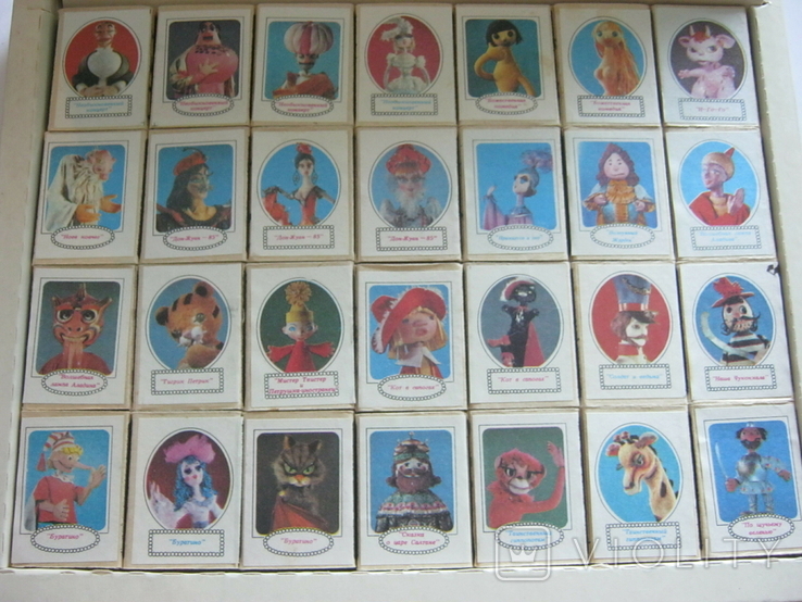 Puppet theater, puppets, matches, complete set, photo number 3