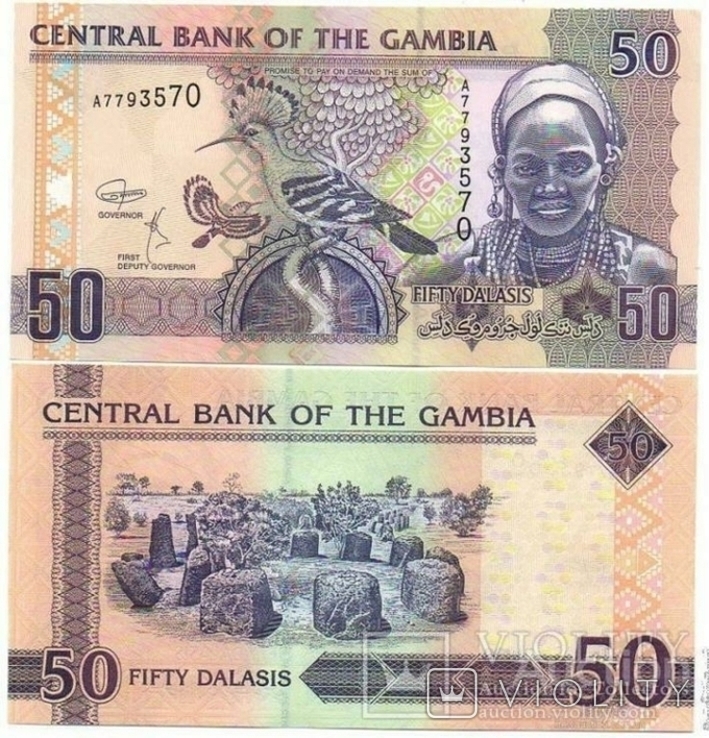 Gambia, GAMBIA - 50 Dalasis 2018, v. 28d