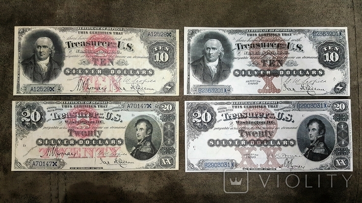 Wysokiej jakości kopie banknotów amerykańskich ze srebrnym dolarem 1880., numer zdjęcia 4