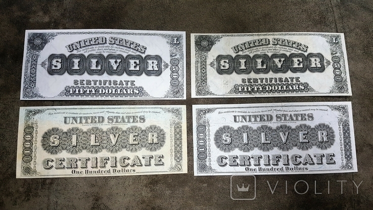 High-quality copies of US banknotes with Silver Dollar 1880., photo number 7