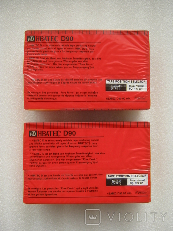 Комплект нових аудіокасет HBATEC Compact Cassette., фото №3
