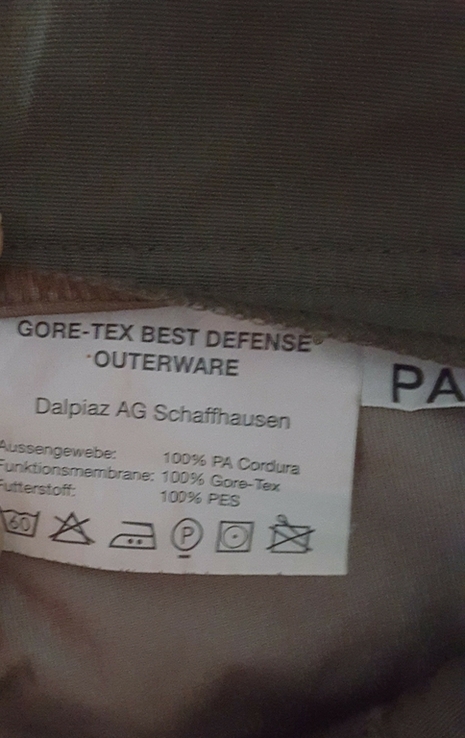 Штани Gore tex best defense outerware Approved армії Швейцарії, numer zdjęcia 4