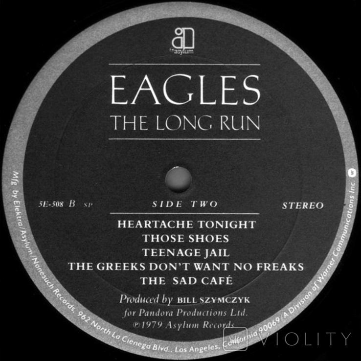 Eagles - The Long Run - 1979. (LP). 12. Vinyl. Пластинка. U.S.A., photo number 6