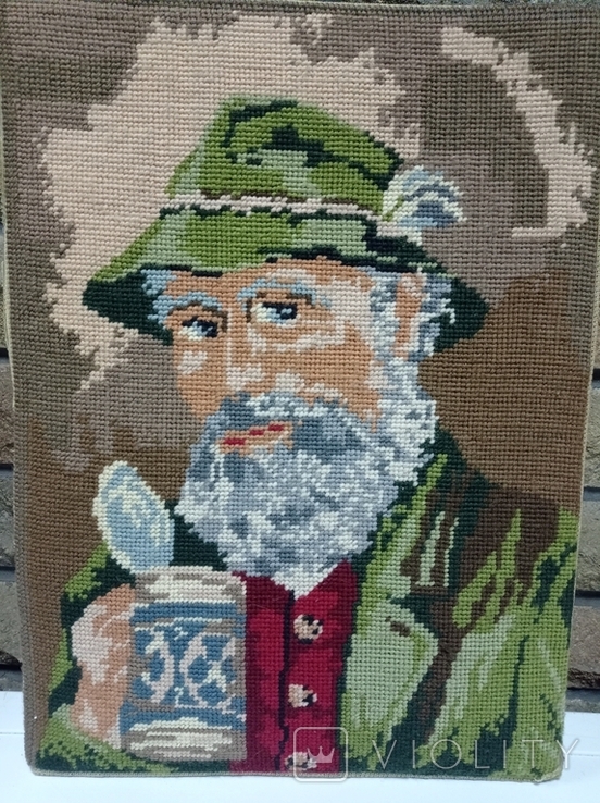 Tapestry ''Beer Lover'', Bavaria, Germany. Original, photo number 4