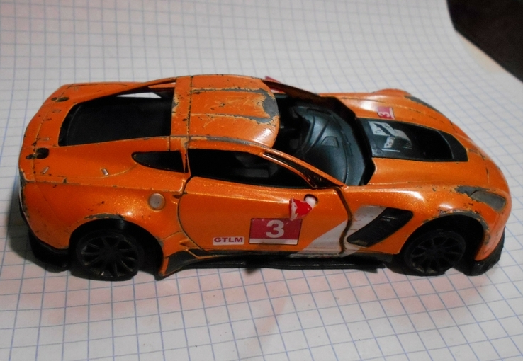 Машинка Kinsmart металева KT5397 Corvette C7.R Race Car 2016, photo number 6