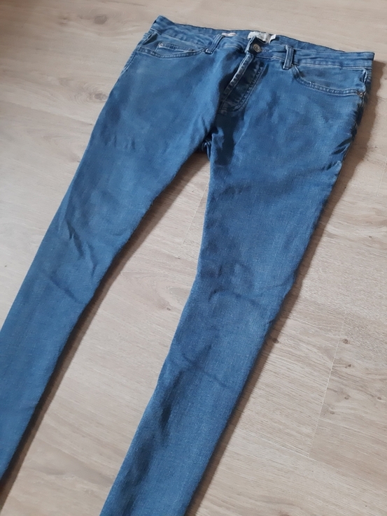 Модные мужские зауженные джинсы Topman оригинал в отличном состоянии, фото №3