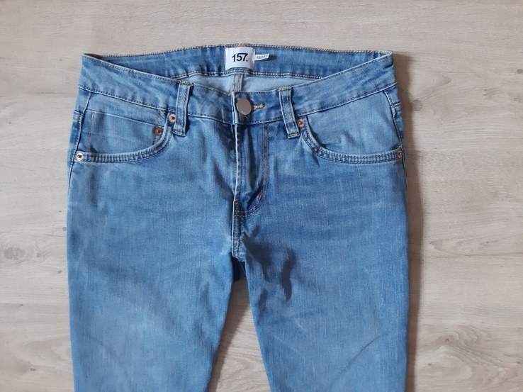 Модные мужские зауженные джинсы 157 Rocket оригинал в отличном состоянии, фото №3