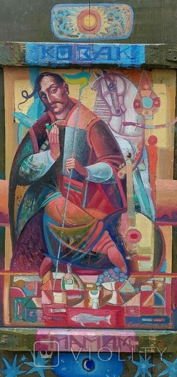 Оригінал картини "Козак Мамай" від Ореста Скопа, фото №3