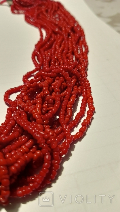 Necklace of small coral, photo number 5