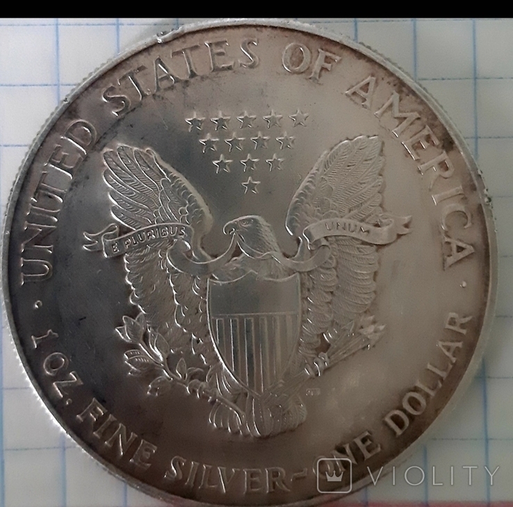 Один доллар США 2001 года, фото №5
