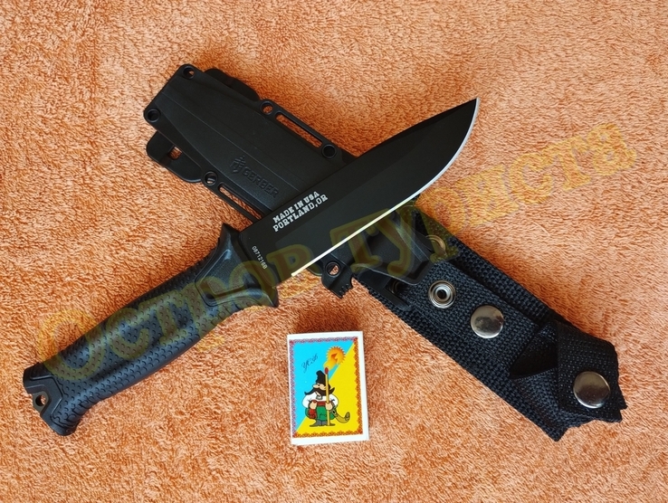 Тактический нож Gerber StrongArm с многопозиционным чехлом реплика, фото №4