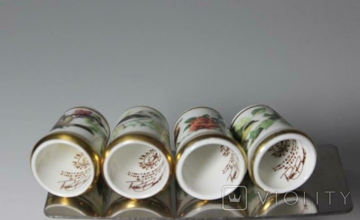 Franklin Mint Porcelain Bird Thimbles, photo number 4