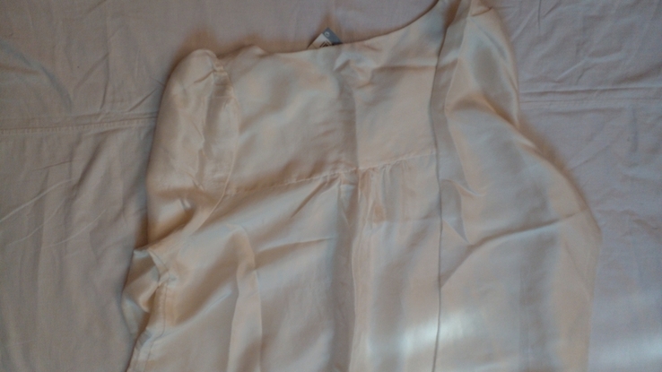 Блузка біла з чорним гудзиком - M, numer zdjęcia 7