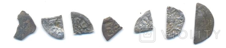 Англия.Генрих II (1154-1189) пенни (четвертинки) 7 шт, photo number 2