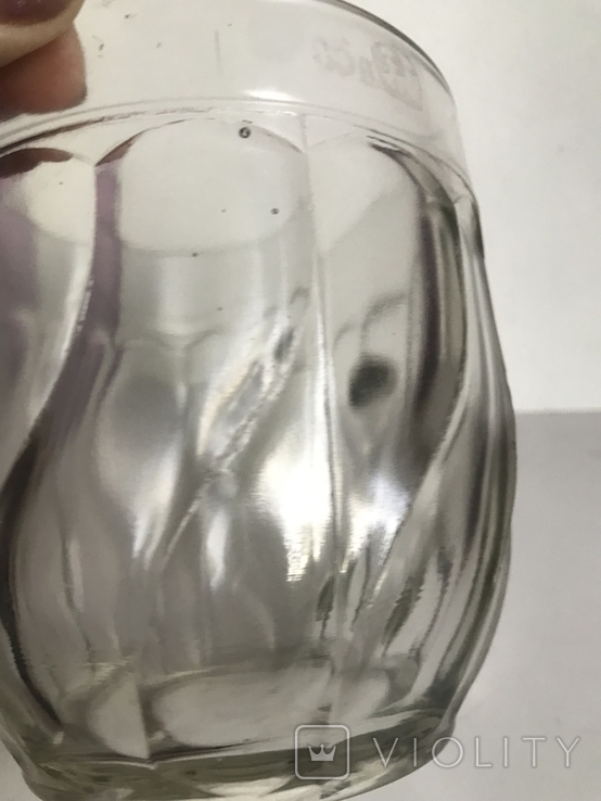 Mug glass 47 year oblique edges, photo number 3