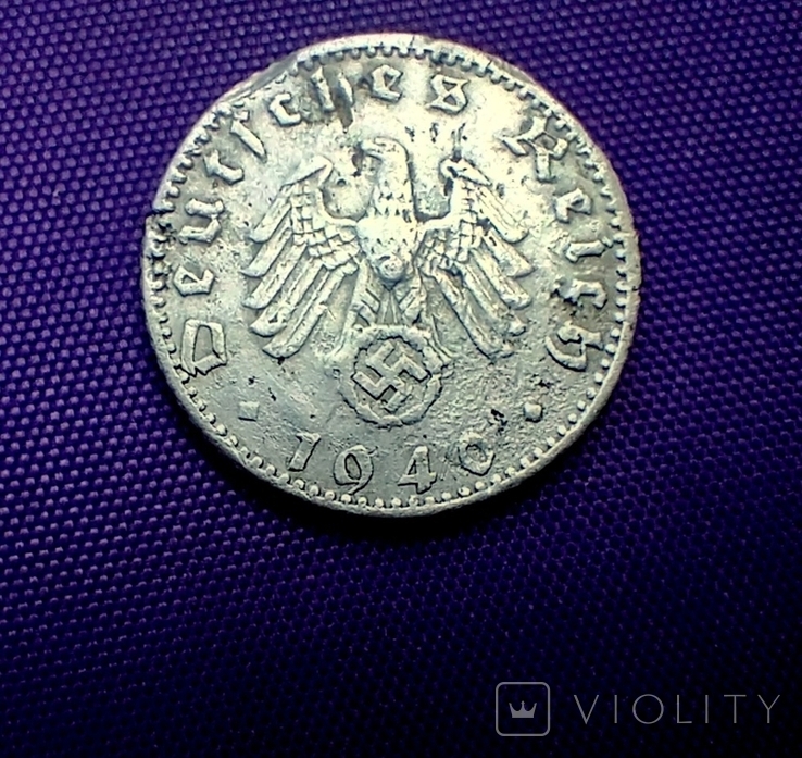 50 Reichspfennigs 1940, photo number 3