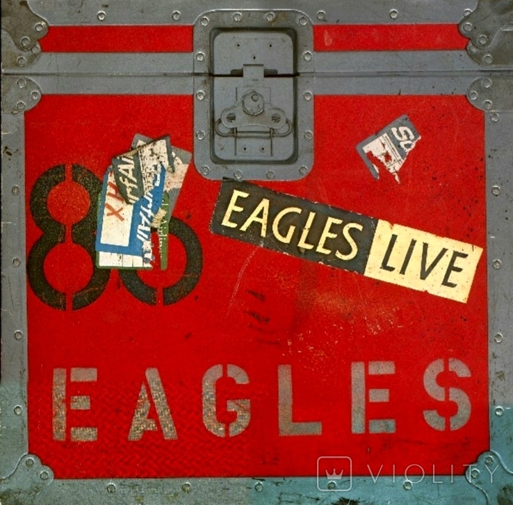 Eagles - Eagles Live - 1976-80. (2LP). Vinyl. Пластинки + Плакат. Europe., photo number 2