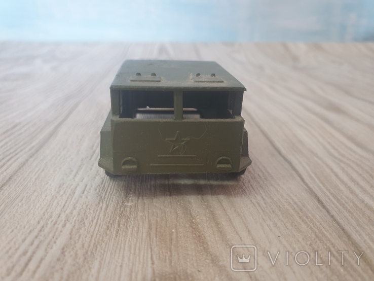 Toy military equipment "Tractor with platform" in a box, photo number 6
