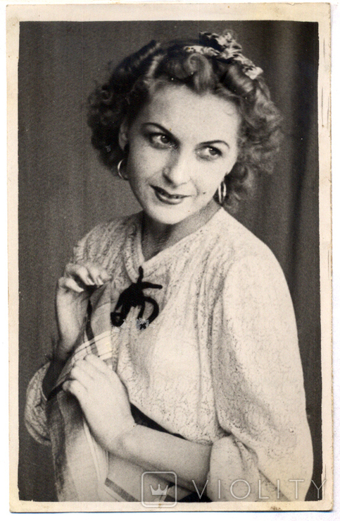Евгения Орлова акторка театру 1957 г автограф, фото №2