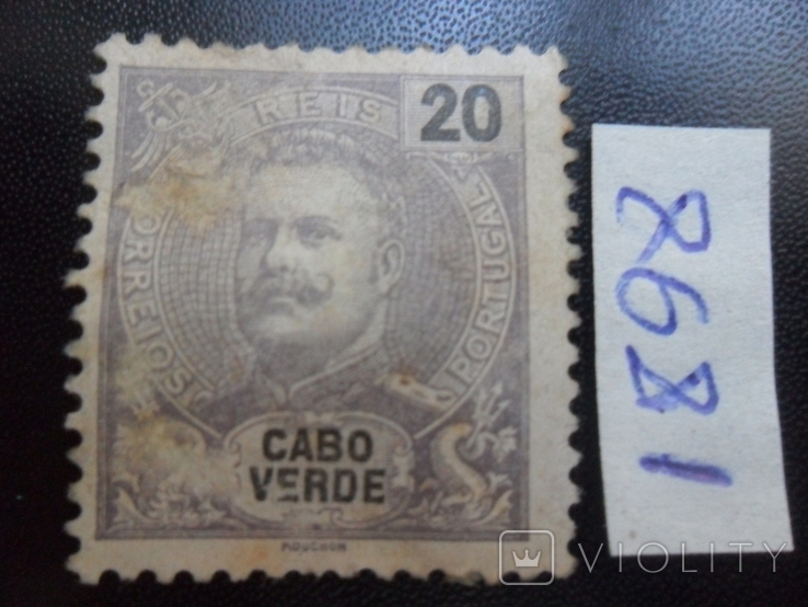 Colonies of Portugal. Cape Verde. 1898King Carlos I