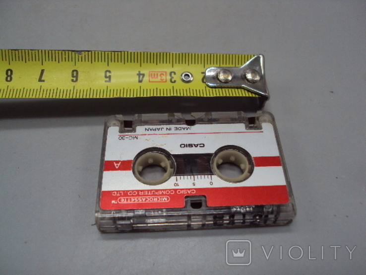 Casio mini cassette for voice recorder Japan Microcassette Japan size 3.5 x 5cm, photo number 4