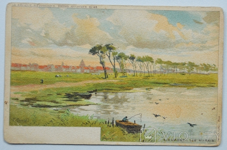 Postcard City of Newport Landscape Wales United Kingdom Hood. Brooks 1 pc. 1910s