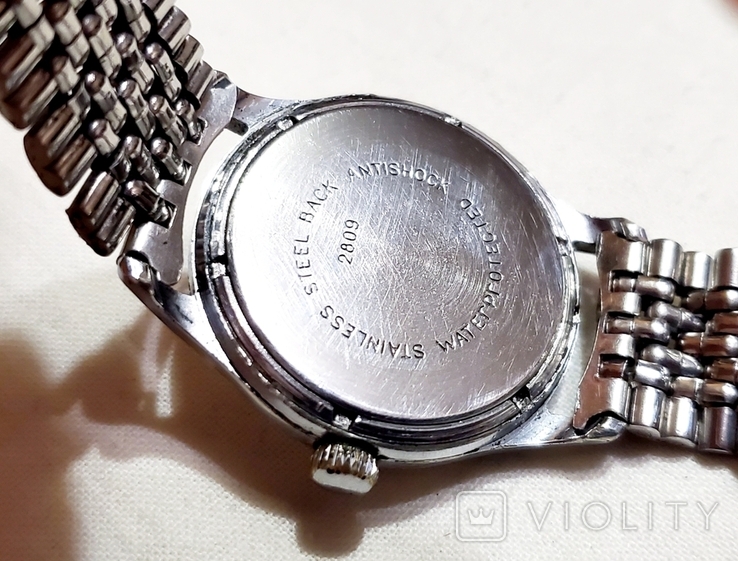 Watch Vostok precision 22 stones in chrome mechanic case 2809 ChChZ ussr, photo number 8