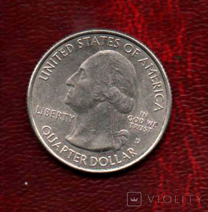 Coin of the United States, Liberty Quarter Dollar 2013. Werewolf 180 degrees, photo number 2