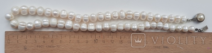 Pearl necklace. Length 94 cm. The total weight is 58 grams., photo number 2