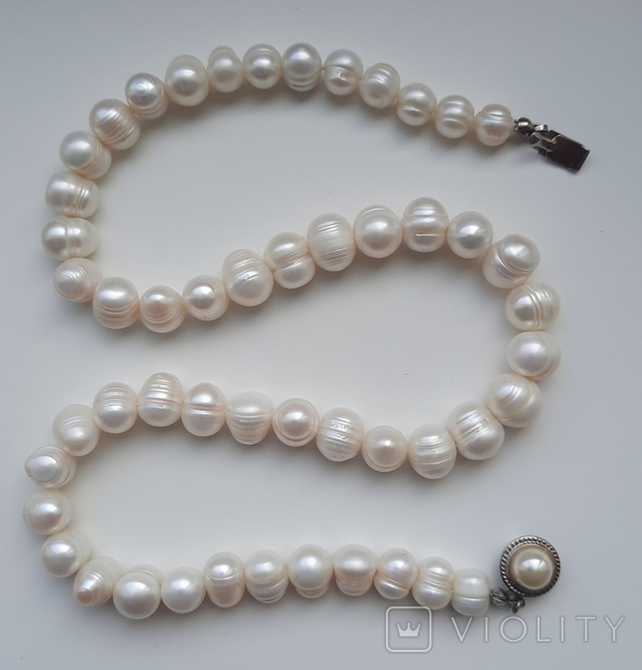 Pearl necklace. Length 94 cm. The total weight is 58 grams., photo number 7