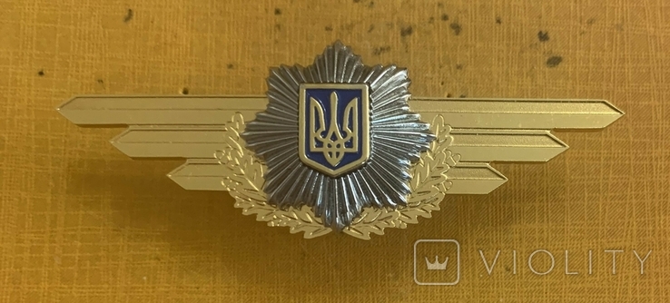 Exclusive badge of officer class of the Internal Troops of the Ministry of Internal Affairs of Ukraine "Master", probe
