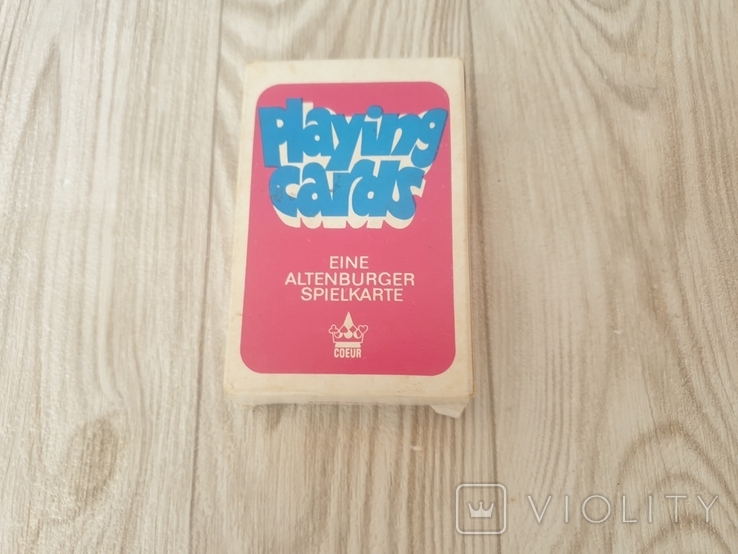 Playing cards 1972