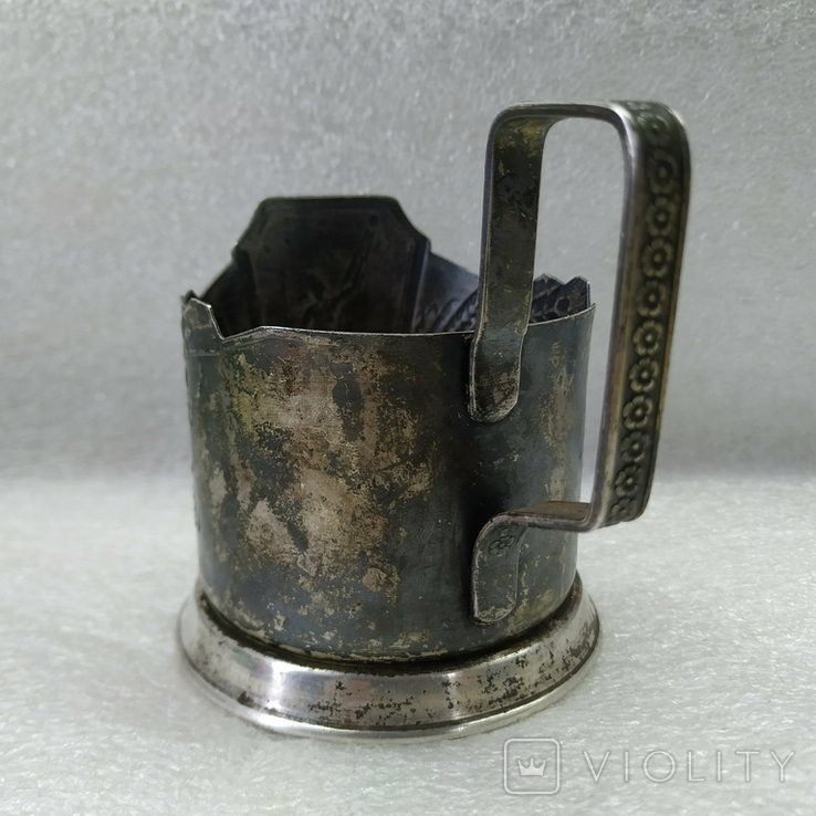 Cup holder. USSR. Companion Woman Ears of Corn Oak branches. Globe., photo number 4