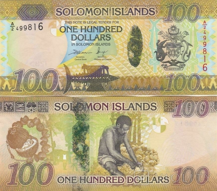 Solomon Islands Соломоновы Острова Соломоны - 100 Dollars 2015 P. 36