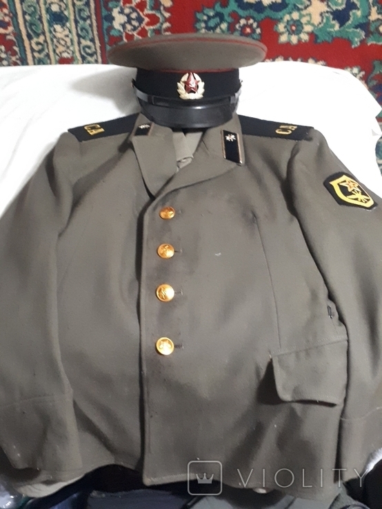 Tunic, shirt and cap of the USSR