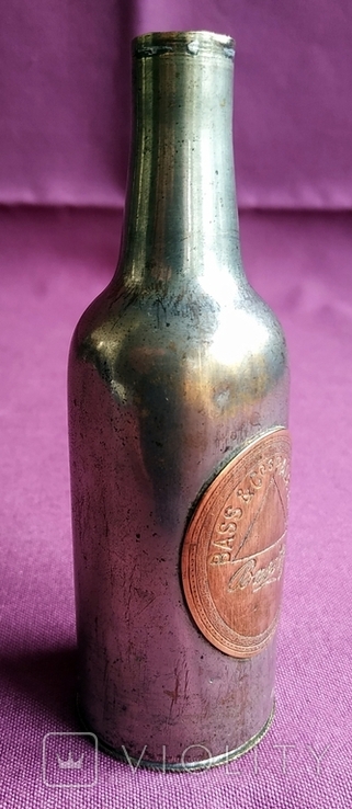 Сувенір - Пляшка пива Bass &amp;; Co Pale Ale. Старовинна реклама., фото №13