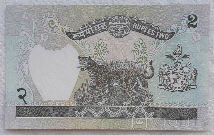 Nepal 2 rupees 1981 year, photo number 3