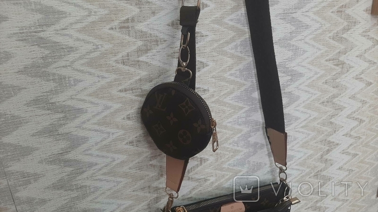 Сумка женская Louis Vuitton Multi Pochette Brown (Реплика), фото №3