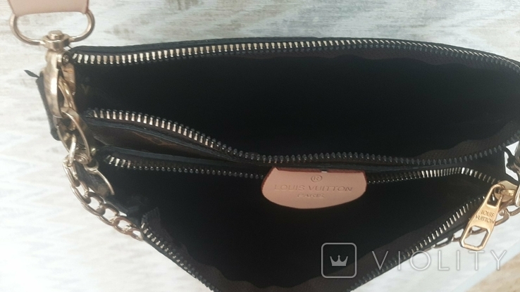 Сумка женская Louis Vuitton Multi Pochette Brown (Реплика), фото №7