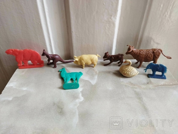 Animal figurines 8 pieces, photo number 2