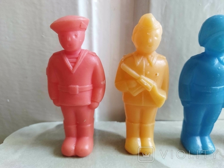 Figurki soldiers of the USSR 4 pcs, photo number 3