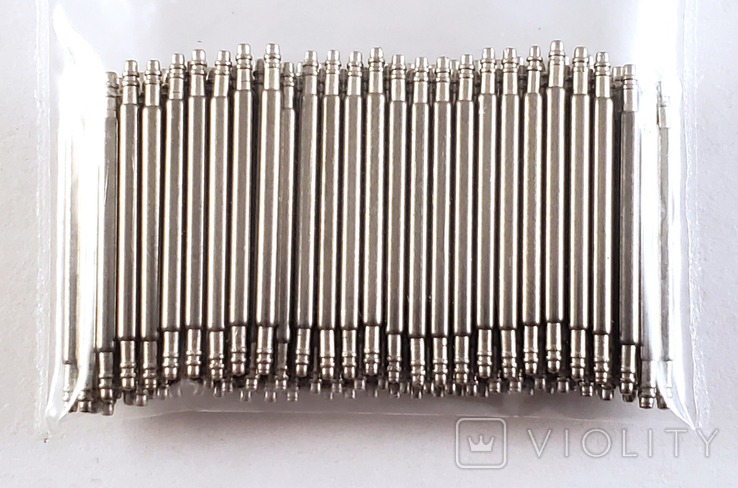 Watch lugs 18 mm Ф1.5 mm 100 pieces. Springbars, studs, pins for attaching bracelets, photo number 6