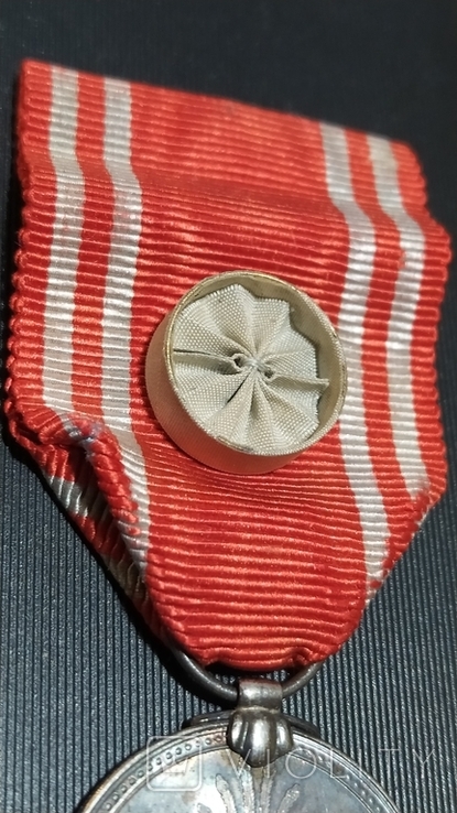 Медаль особого члена Красного Креста. Япония, серебро (П1), фото №3