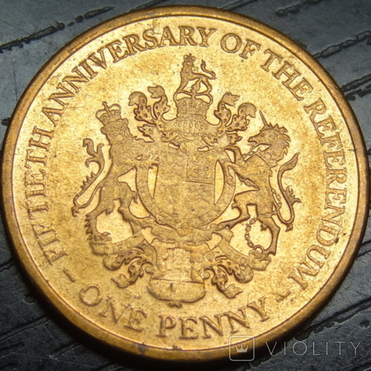 1 penny 2017 BA Gibraltar Referendum, photo number 2