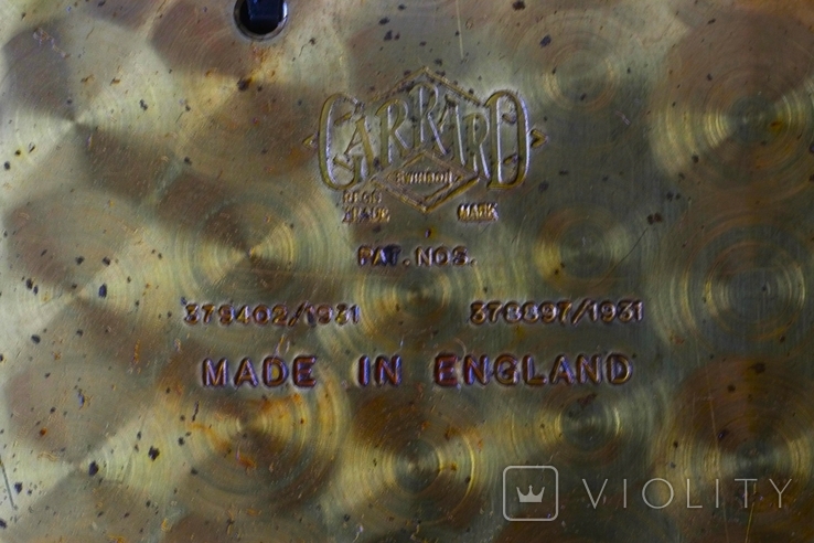Quarter-striking mantel clock with GARRARD key England., photo number 8